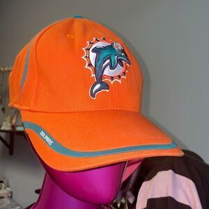Miami Dolphins Velcro cap with Swarovski crystals